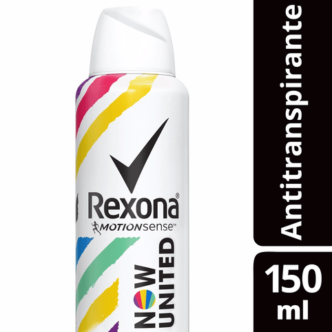 Desodorante Aerosol Rexona Now United 90g 150ml