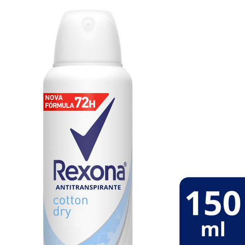 Desodorante Aerosol Rexona Women Cotton Dry 90g 150ml