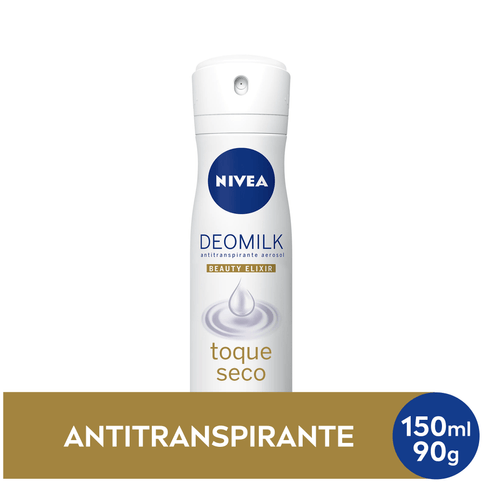 Desodorante Aerosol Nivea Deomilk Beauty Toque Seco 150ml