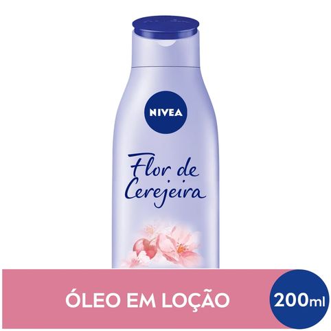 Hidratante Nivea Óleos Essenciais Flor de Cerejeira e Óleo de Jojoba 200ml