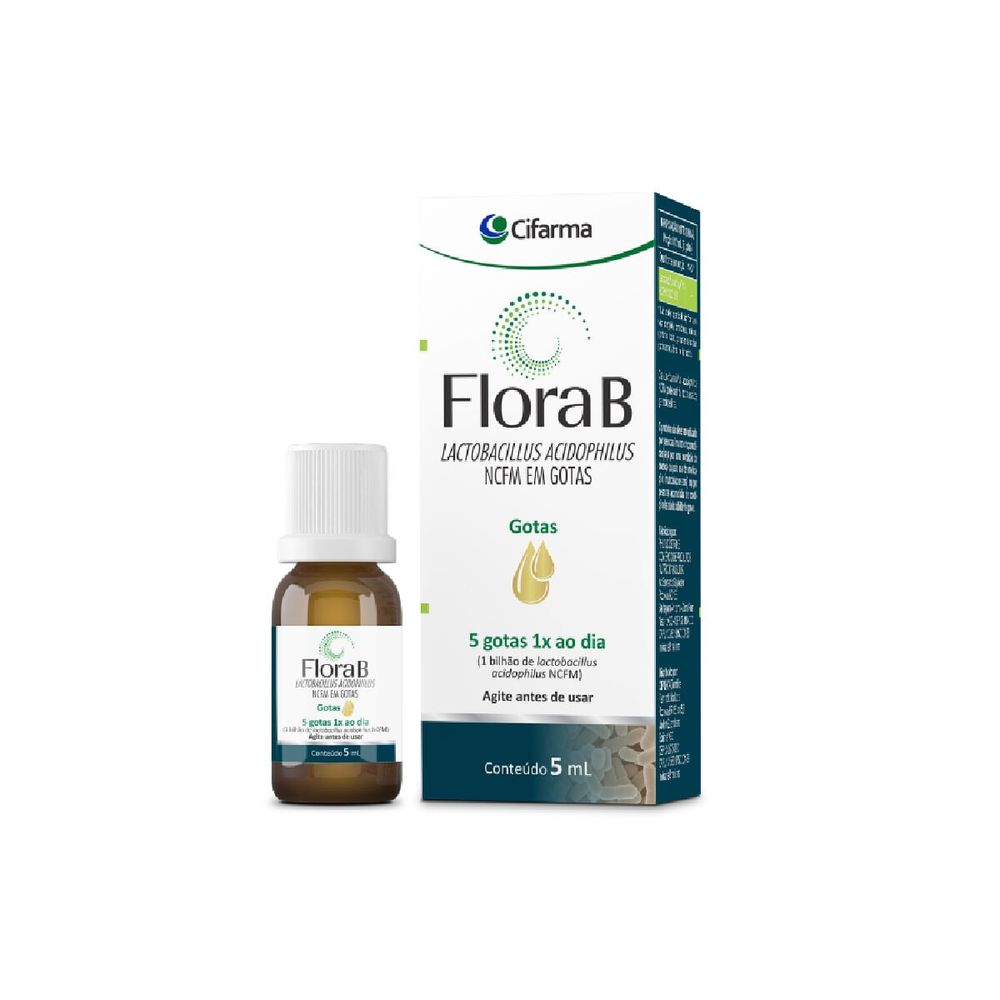 Flora B Gotas 5ml - Anossadrogaria