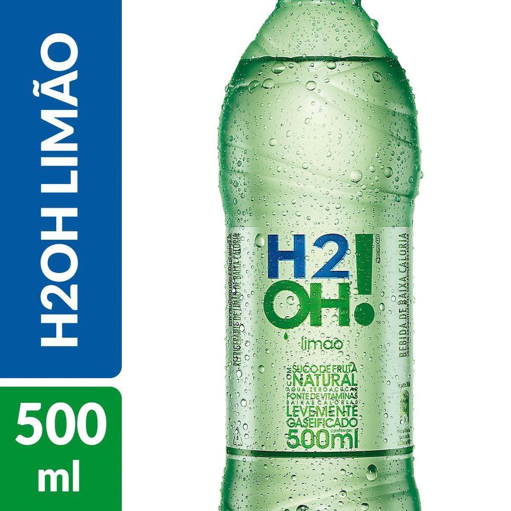 Refrigerante H2O Limão 500ml - anossadrogaria