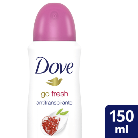 Desodorante Aerosol Dove Go Fresh Romã e Verbena 150ml 89g