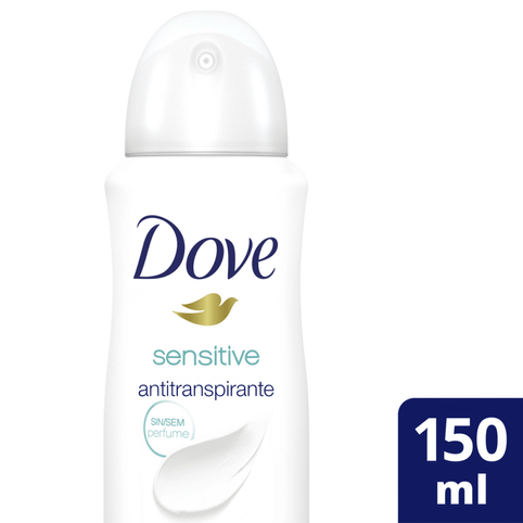 Desodorante Aerosol Dove Sensitive 150ml 89g