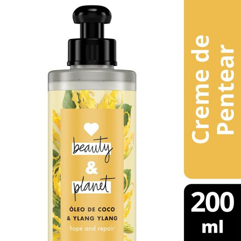 Creme Para Pentear Beauty & Planet Óleo de Coco & Ylang Ylang Hope And Repair 200ml