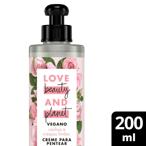 Creme Para Pentear Beauty & Planet Manteiga de Murumuru & Rosas Curls Intensify 200ml