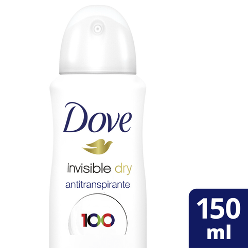 Desodorante Aerosol Dove Invisible Dry 150ml 89g