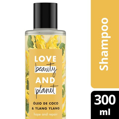 Shampoo Love Beauty And Planet Óleo de Coco & Ylang Ylang Hope And Repair 300ml