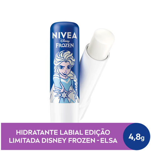 Protetor Labial Nivea Lip Care Disney Frozen 4,5g
