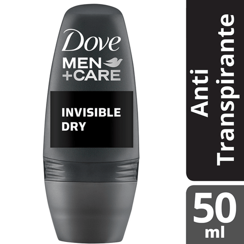 Desodorante Roll-On Dove + Men Care Invisible Dry 50ml