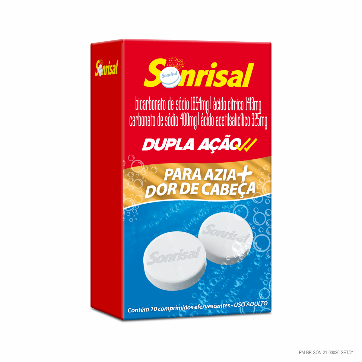 Encontraproduto.com.br - Sonrisal com 10 Comprimidos Efervescentes