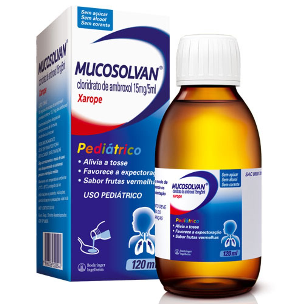 Mucosolvan Xarope Infantil 120ml - anossadrogaria
