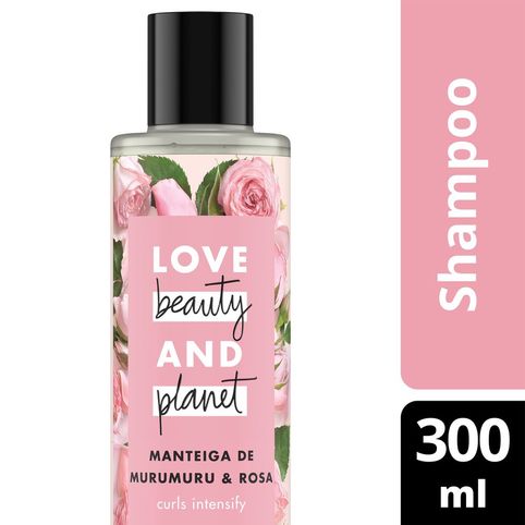 Shampoo Love Beauty And Planet Manteiga de Murumuru & Rosas Curls Intensify 300ml