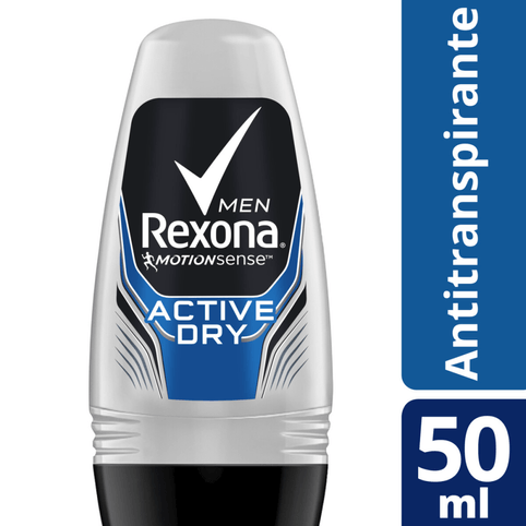 Desodorante Roll-On Rexona Men Active Dry 50ml