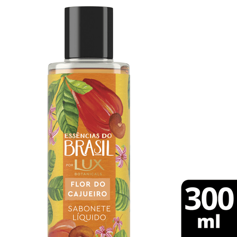 Sabonete Liquido Lux Botanicals Flor Cajueiro 300ml