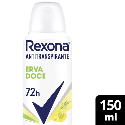 Desodorante Aerosol Rexona Women Erva Doce 90g 150ml