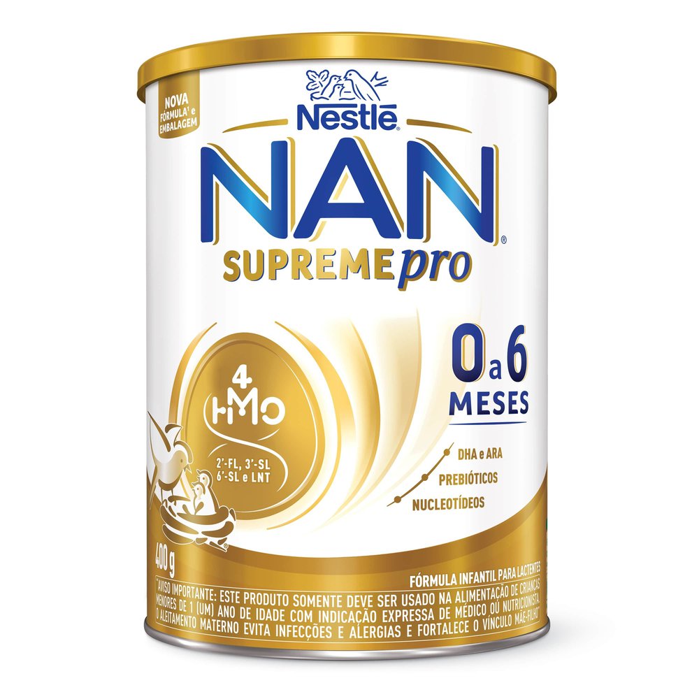 NAN Supreme 1 HM-O (0 a 6 meses) Lata 400g