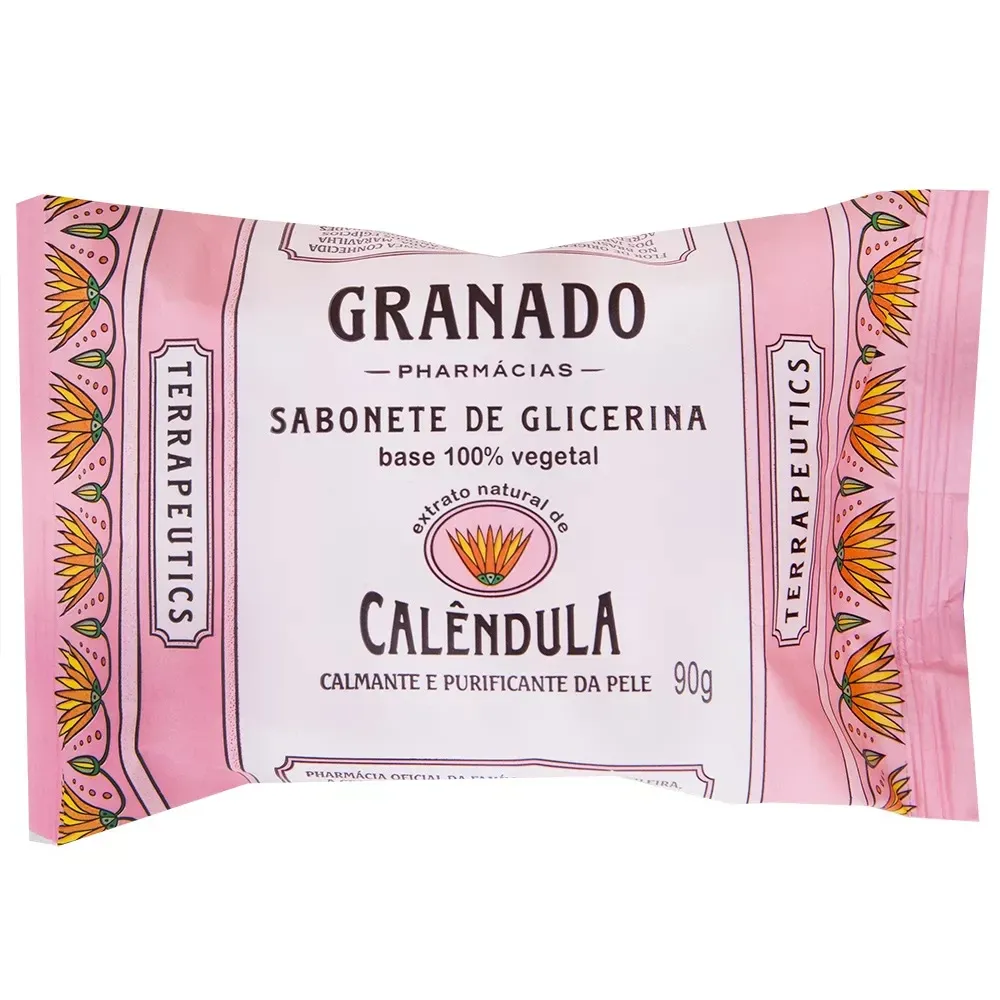 Sabonete Barra Granado Glicerina Calêndula 90g