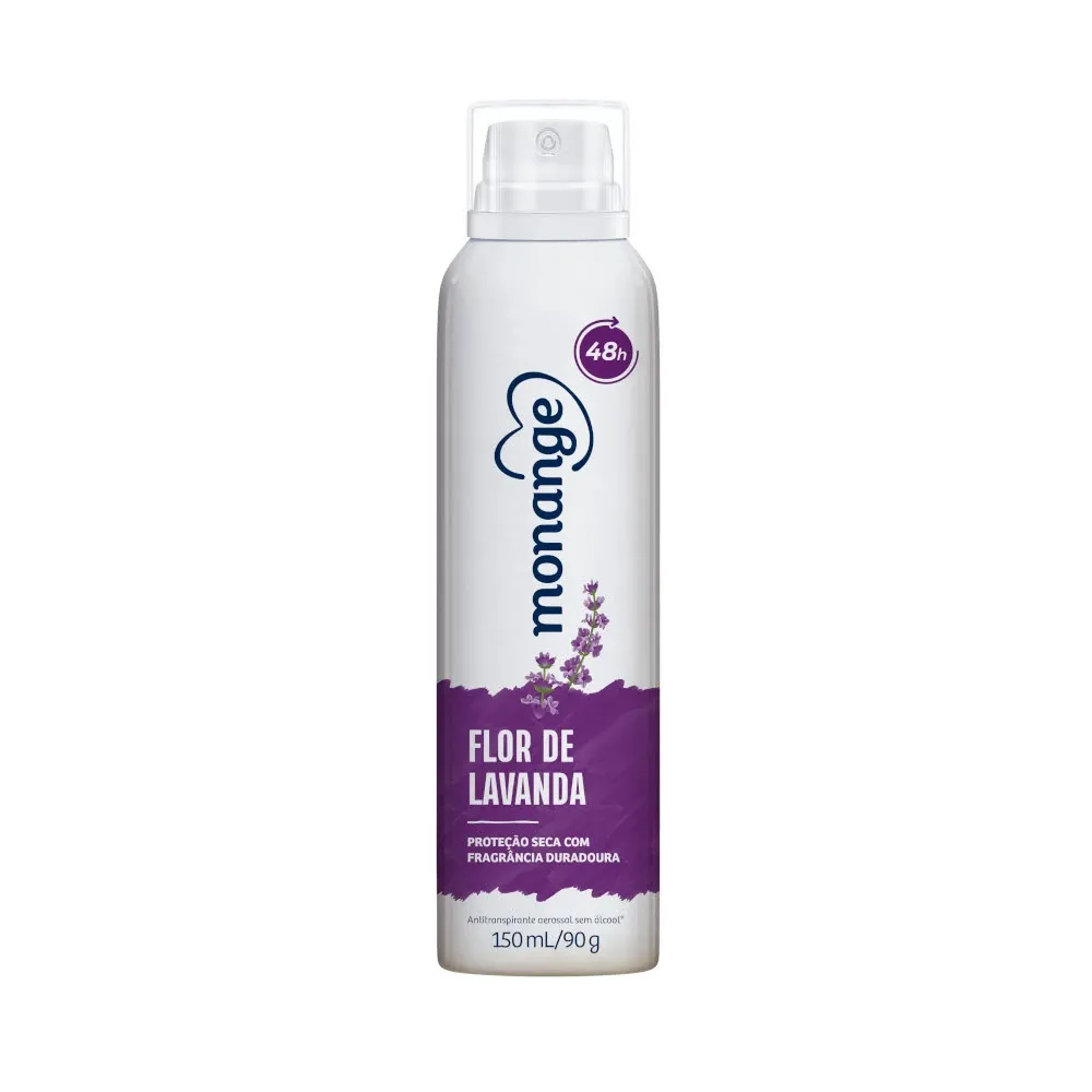 Desodorante Aerosol Monange Flor de Lavanda 150ml