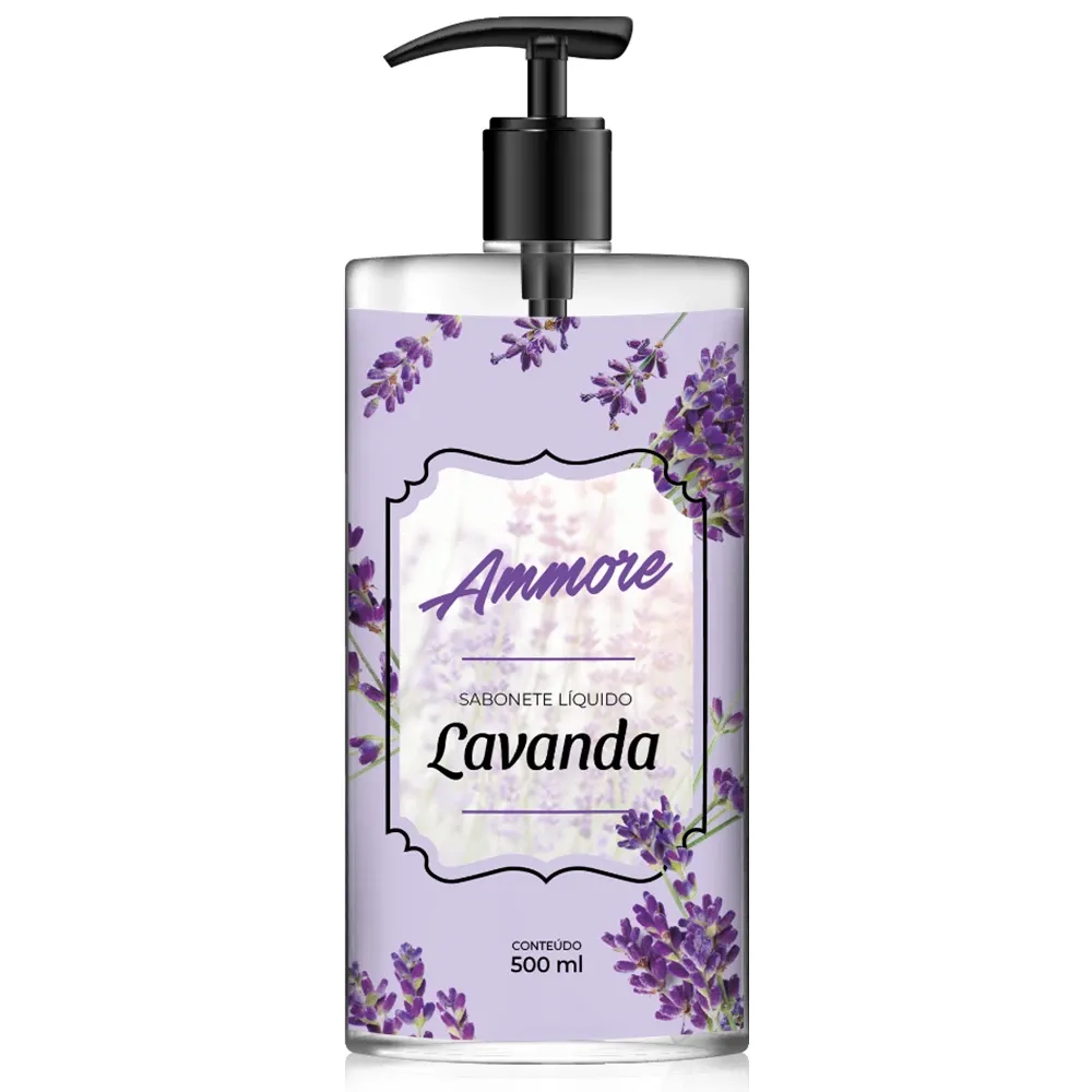 Sabonete Líquido Ammore Lavanda 500ml Nova Embalagem