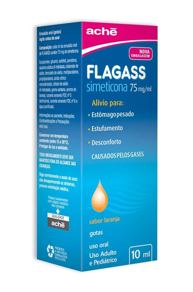 Flagass 75mg gotas 10ml
