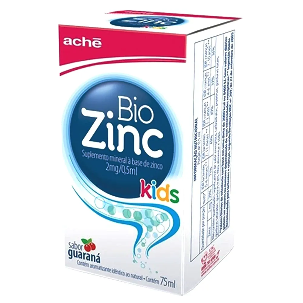 Biozinc Kids Suspensão 2mg com 75ml