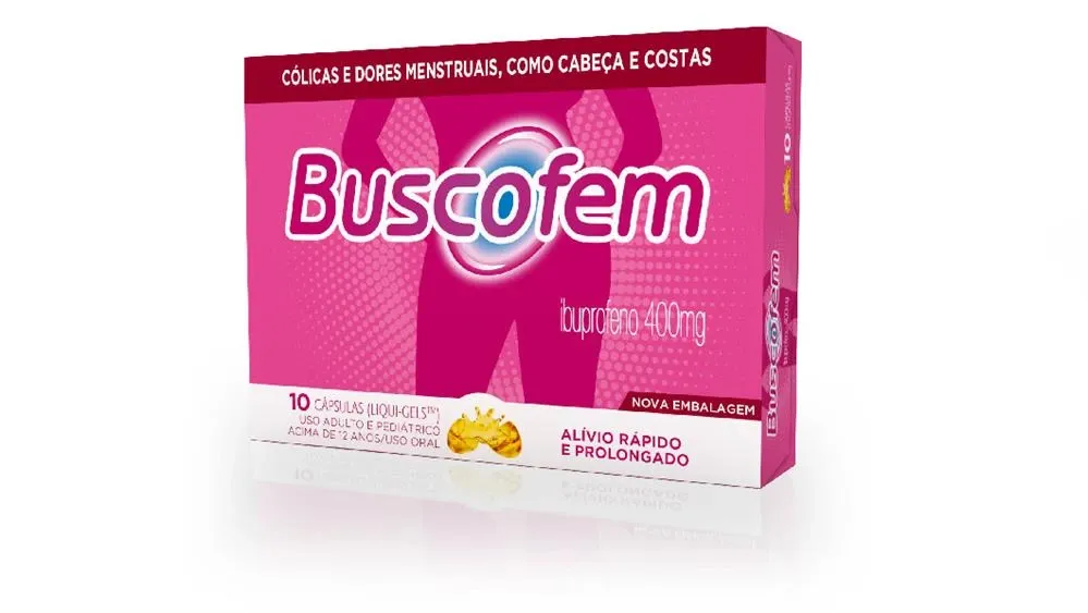 Buscofem 400mg com 10 Cápsulas