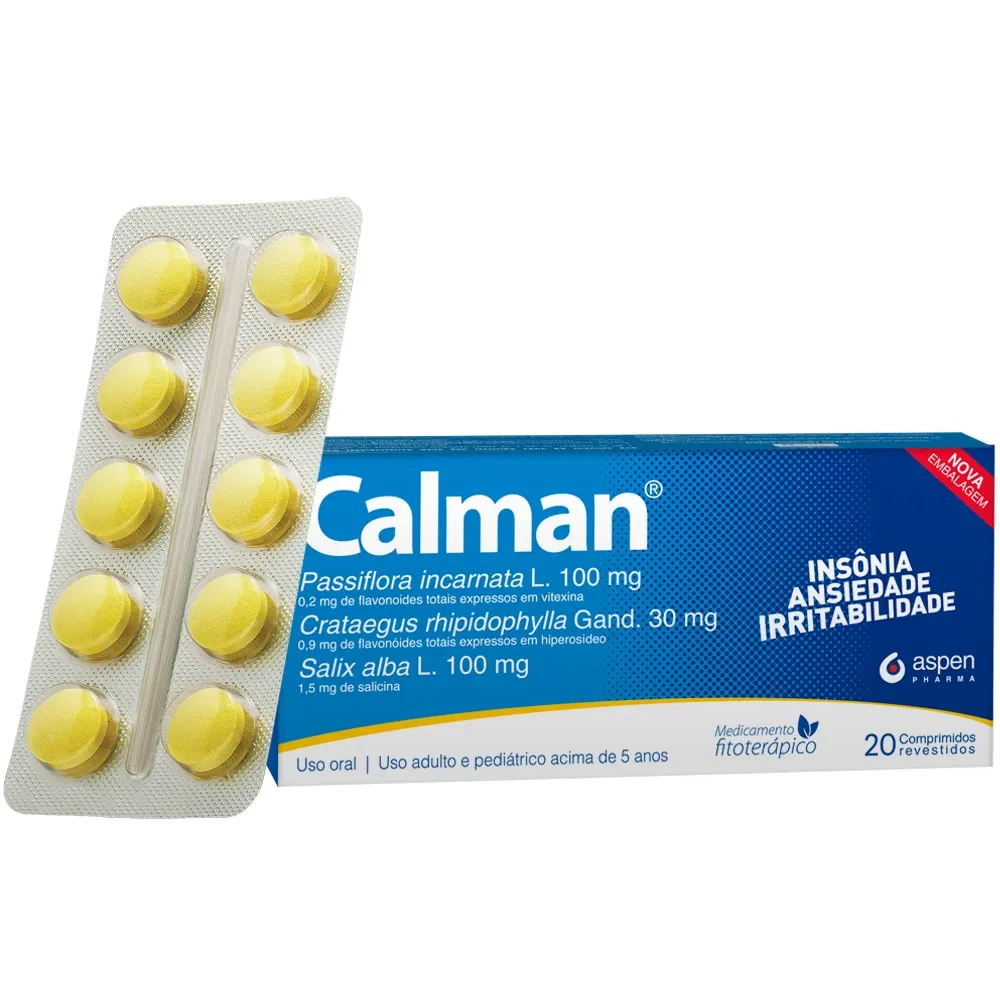 Calman com 20 Comprimidos