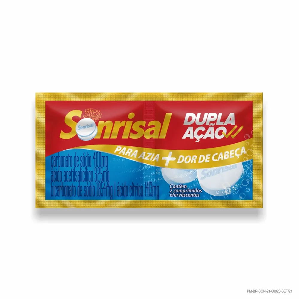 Sonrisal Tradicional com 2 Comprimidos Efervescentes