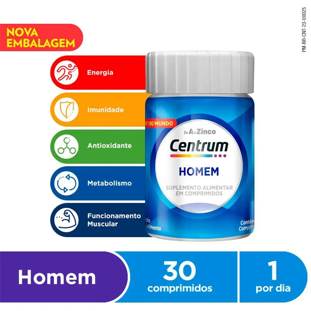 Centrum Homem com 30 Comprimidos