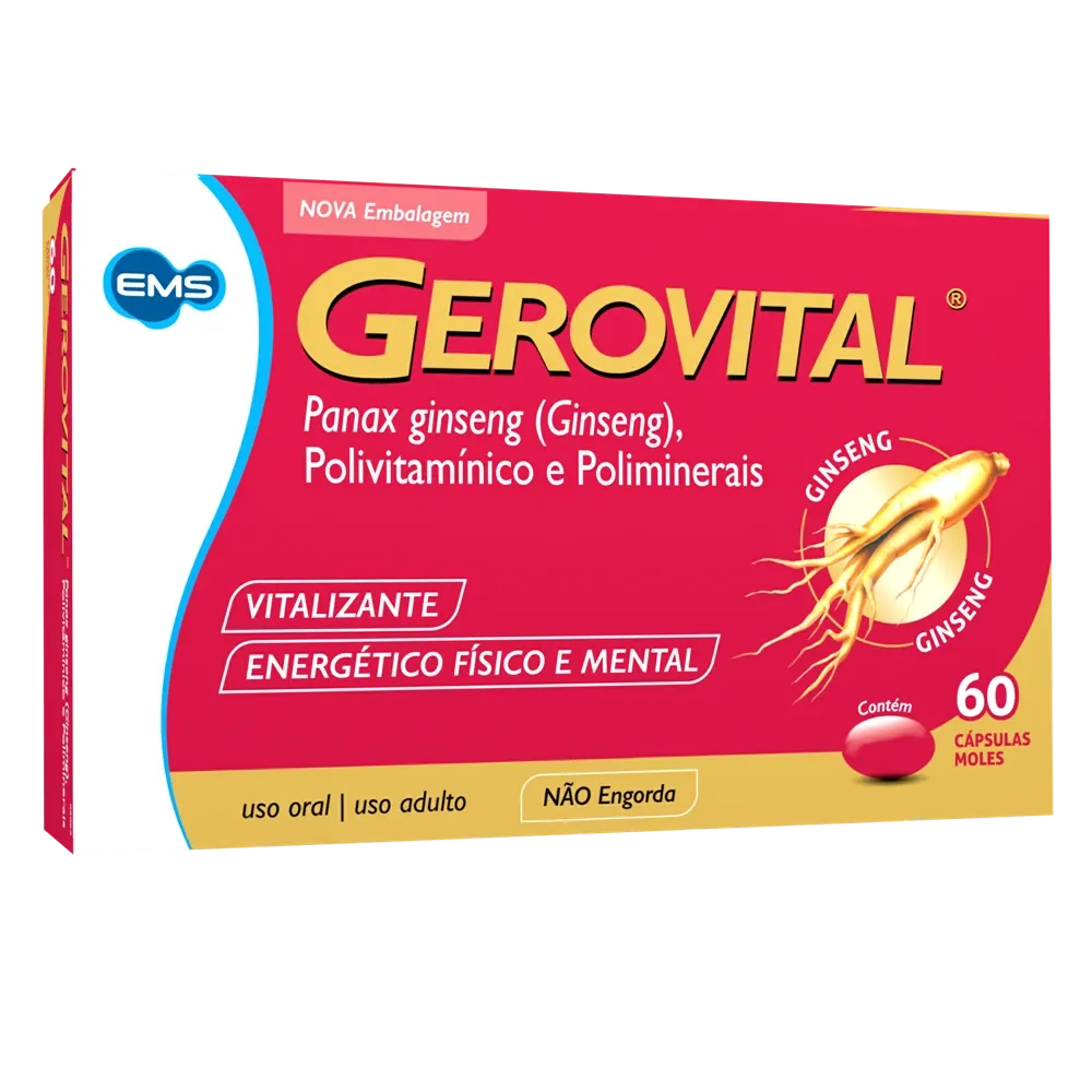 Gerovital com 60 Cápsulas Moles
