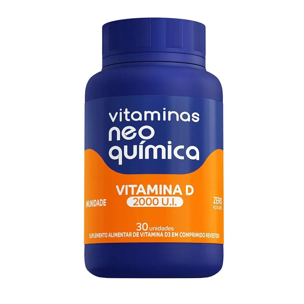 Vitamina D3 Neo Química 2000UI com 30 Comprimidos