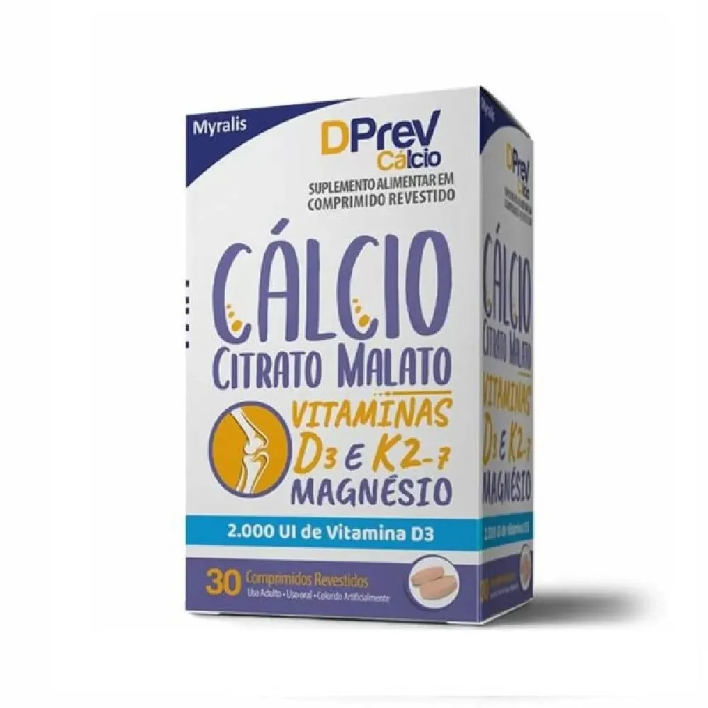 Dprev Cálcio 2.000UI com 30 Comprimidos