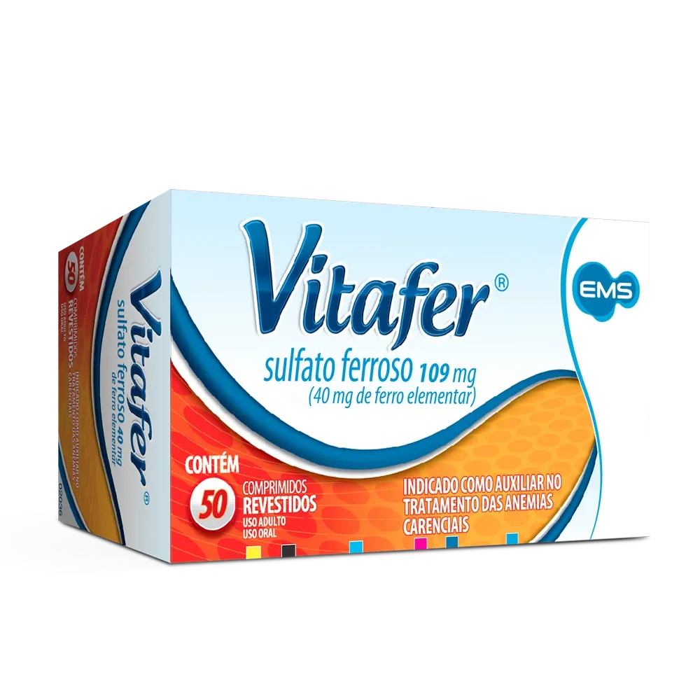 Vitafer com 50 comprimidos