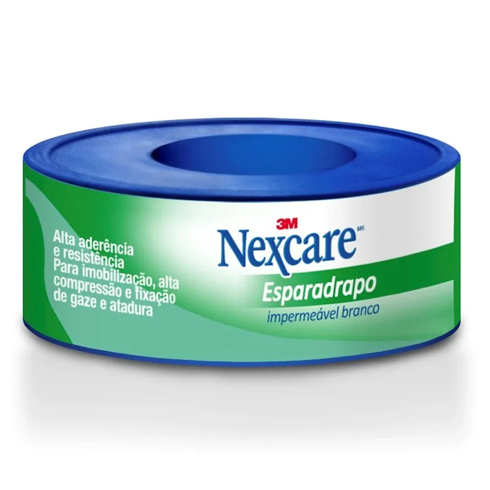 Esparadrapo Nexcare Impermeável Branco com 12mmx3m