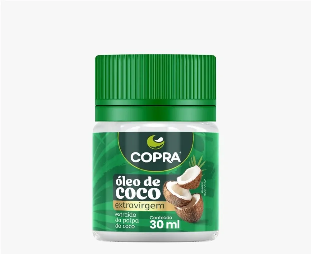 Oleo de Coco Extra Virgem 30ml