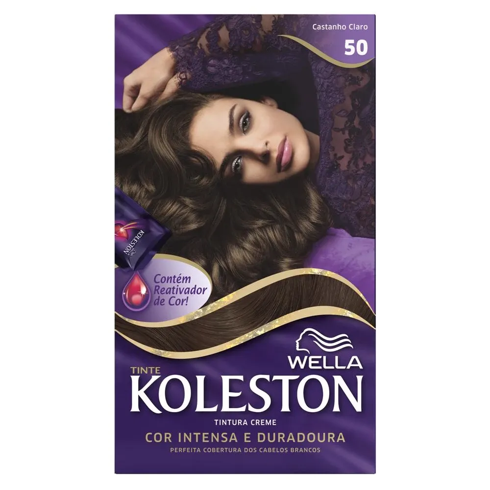 Tintura Creme Koleston Castanho Claro 50