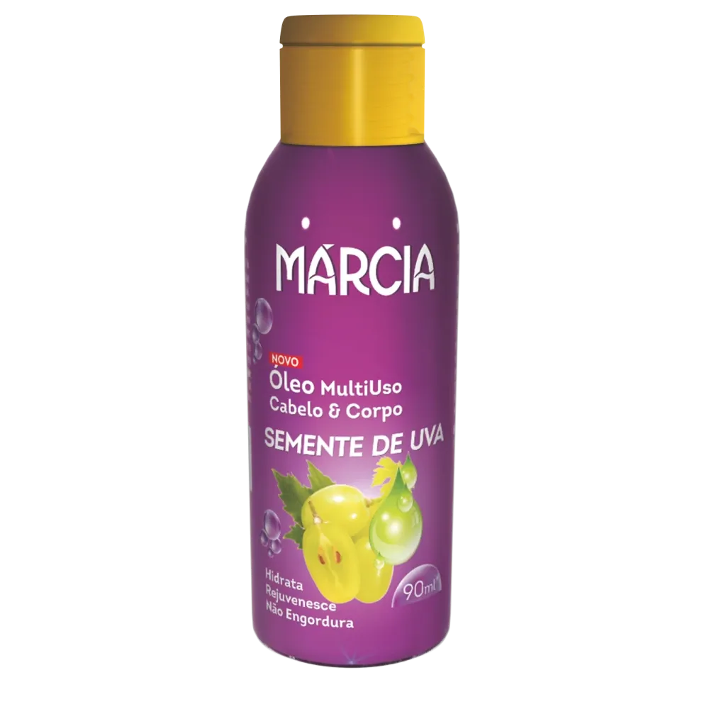 Óleo Multiuso Márcia Cabelo e Corpo Semente de Uva 90ml