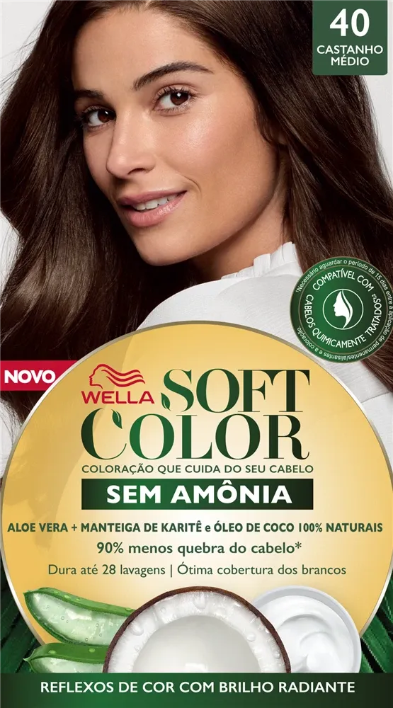 Tintura Soft Color Castanho Médio 40