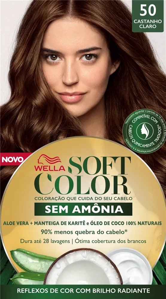 Tintura Soft Color Castanho Claro 50