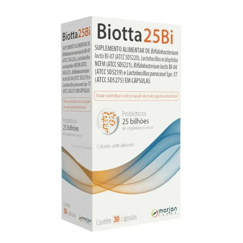 Biotta 25BI Com 30 Cápsulas