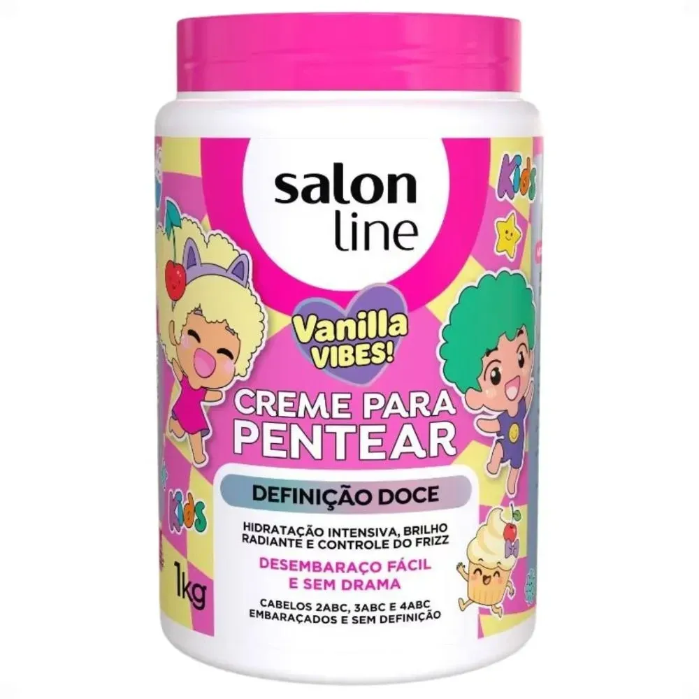 Creme para Pentear Salon Line Definição Doce Vanilla Vibes! 1kg