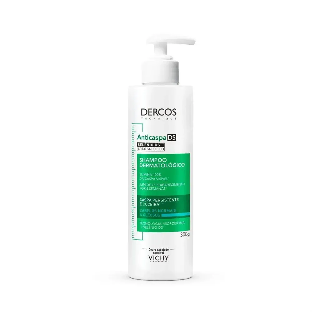 Shampoo Vichy Dercos Anticaspa DS Cabelos Normais e Oleosos 300g