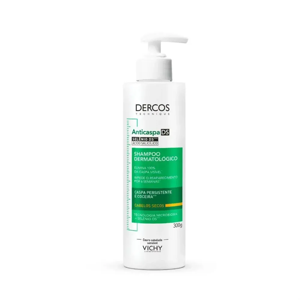 Shampoo Vichy Dercos Anticaspa DS Cabelos Secos 300g