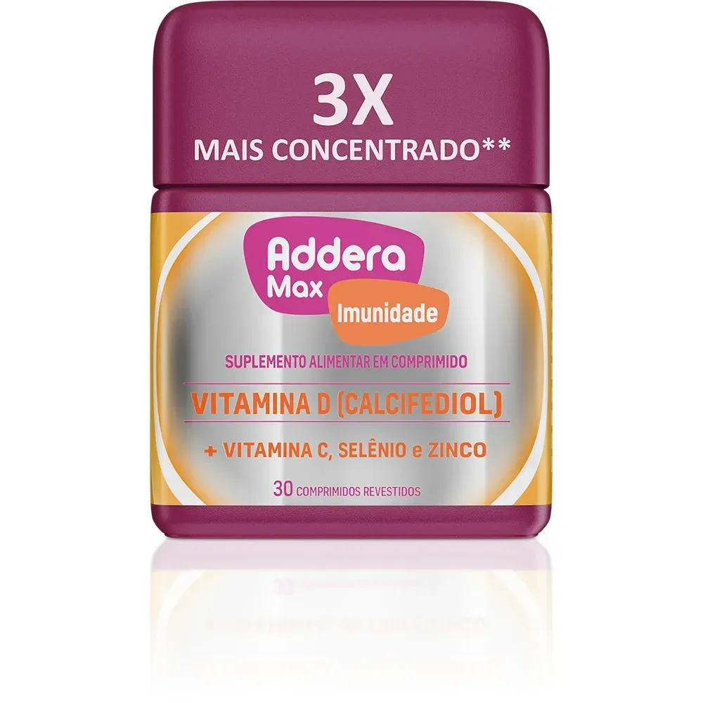 Addera Max + Imunidade com 30 comprimidos