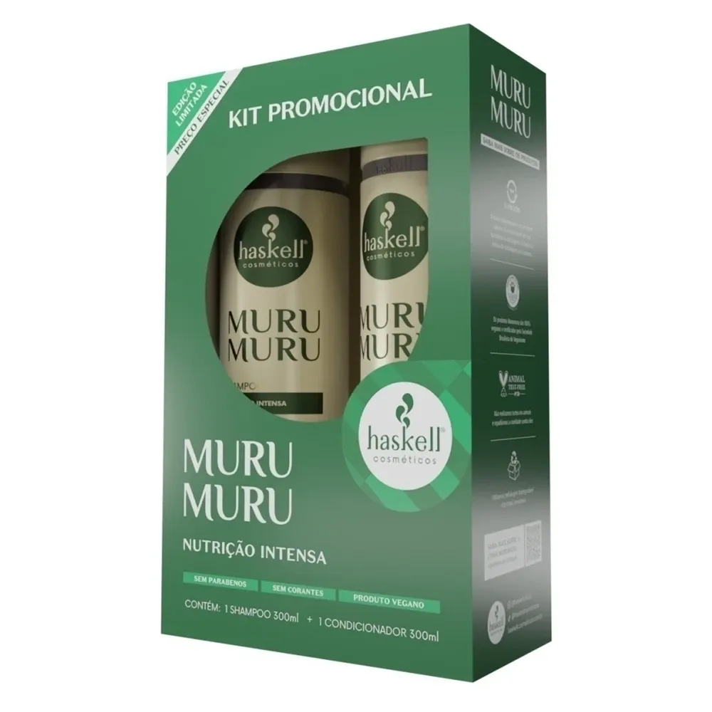 Kit Shampoo + Condicionador Murumuru Haskell 300ml