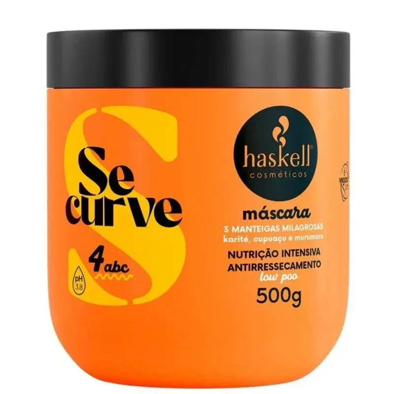 Máscara Haskell Se Curve 3 Manteigas Low Poo com 500g