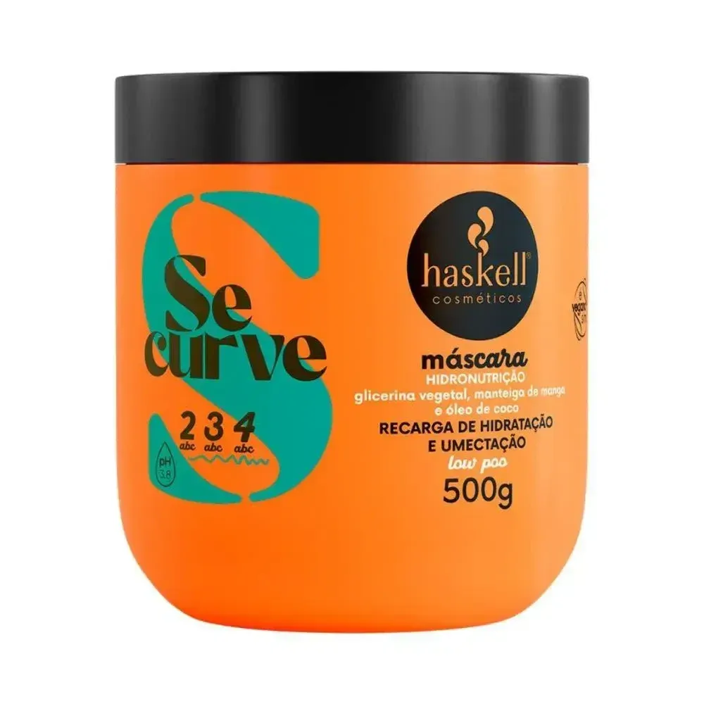 Máscara Haskell Se Curve Hidronutrição Low Poo com 500g