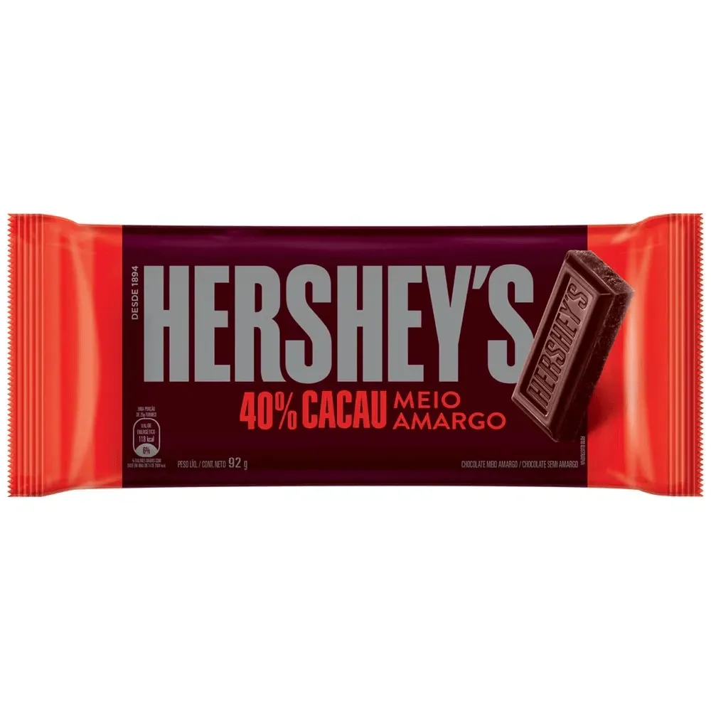 Chocolate Hershey's Meio Amargo  82g