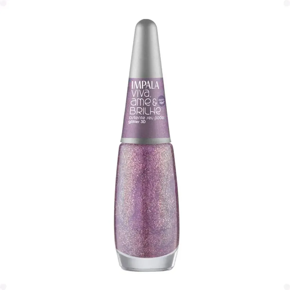 Esmalte Impala Ame & Brilhe Gliter Ostente Seu Poder 7,5ml